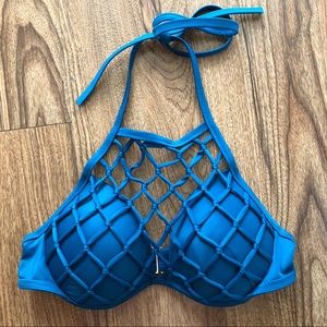 High neck bikini top